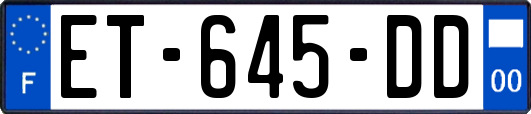 ET-645-DD