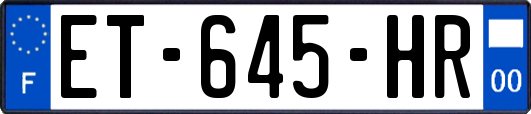 ET-645-HR