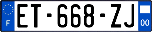 ET-668-ZJ