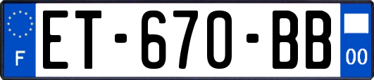 ET-670-BB