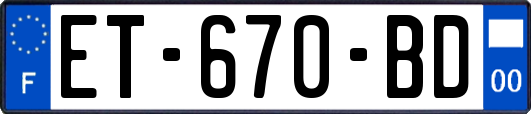 ET-670-BD