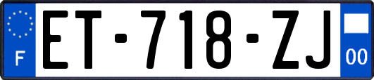 ET-718-ZJ