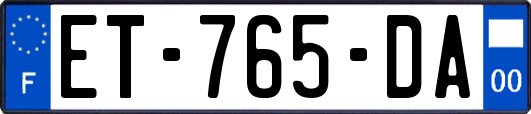 ET-765-DA