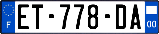 ET-778-DA