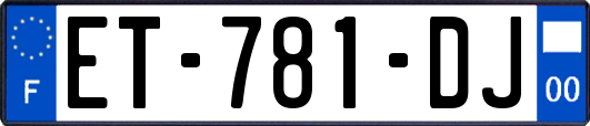 ET-781-DJ