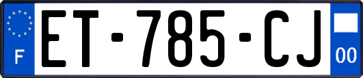 ET-785-CJ