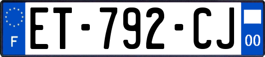 ET-792-CJ