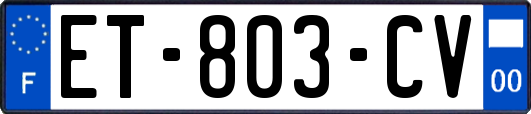 ET-803-CV