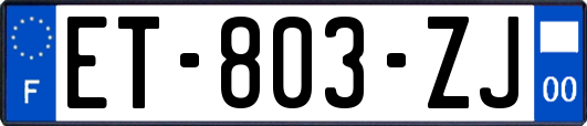 ET-803-ZJ