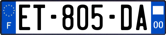 ET-805-DA