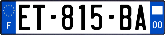 ET-815-BA