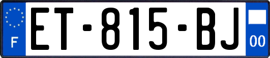 ET-815-BJ
