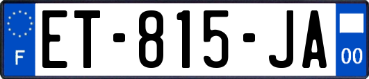 ET-815-JA