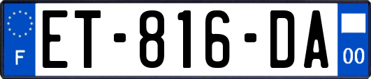ET-816-DA
