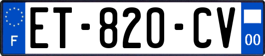 ET-820-CV