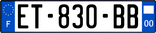 ET-830-BB