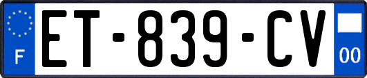 ET-839-CV