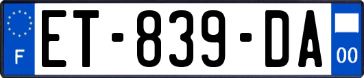 ET-839-DA