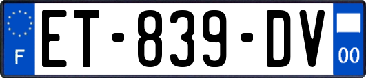 ET-839-DV