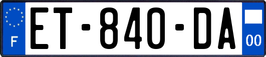 ET-840-DA