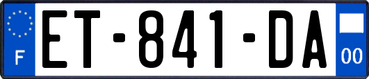 ET-841-DA