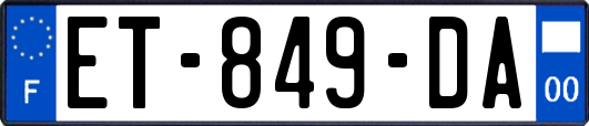 ET-849-DA