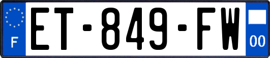 ET-849-FW