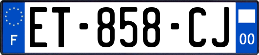 ET-858-CJ