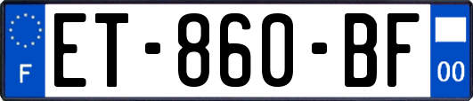ET-860-BF