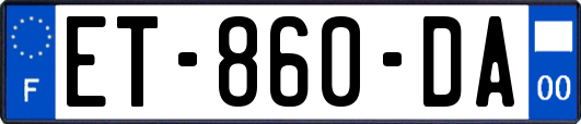 ET-860-DA