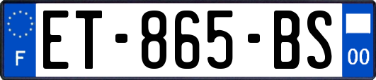 ET-865-BS