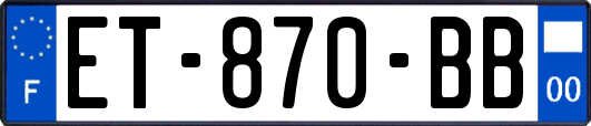 ET-870-BB