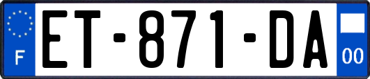 ET-871-DA