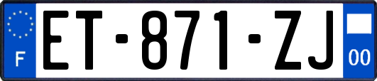 ET-871-ZJ