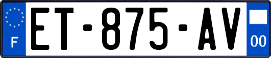 ET-875-AV