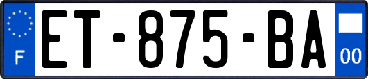 ET-875-BA