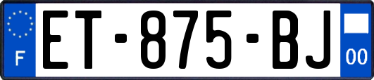 ET-875-BJ
