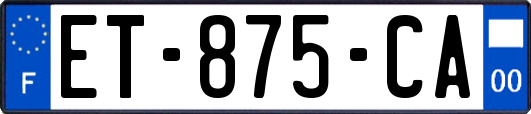ET-875-CA