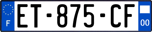 ET-875-CF
