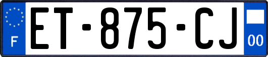ET-875-CJ