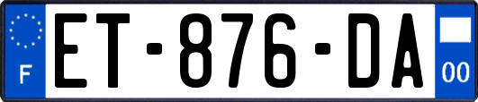 ET-876-DA
