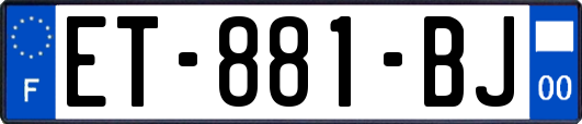 ET-881-BJ