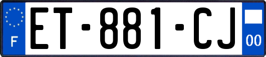 ET-881-CJ