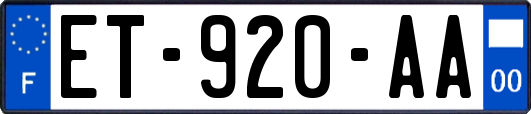 ET-920-AA