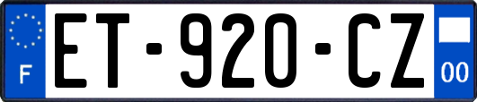 ET-920-CZ