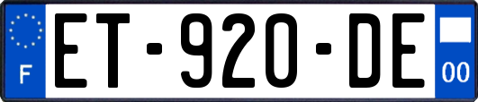 ET-920-DE
