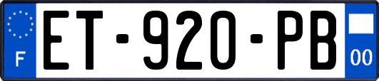 ET-920-PB