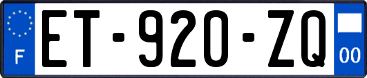 ET-920-ZQ