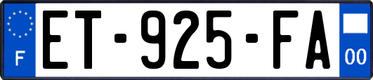 ET-925-FA