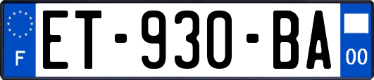 ET-930-BA